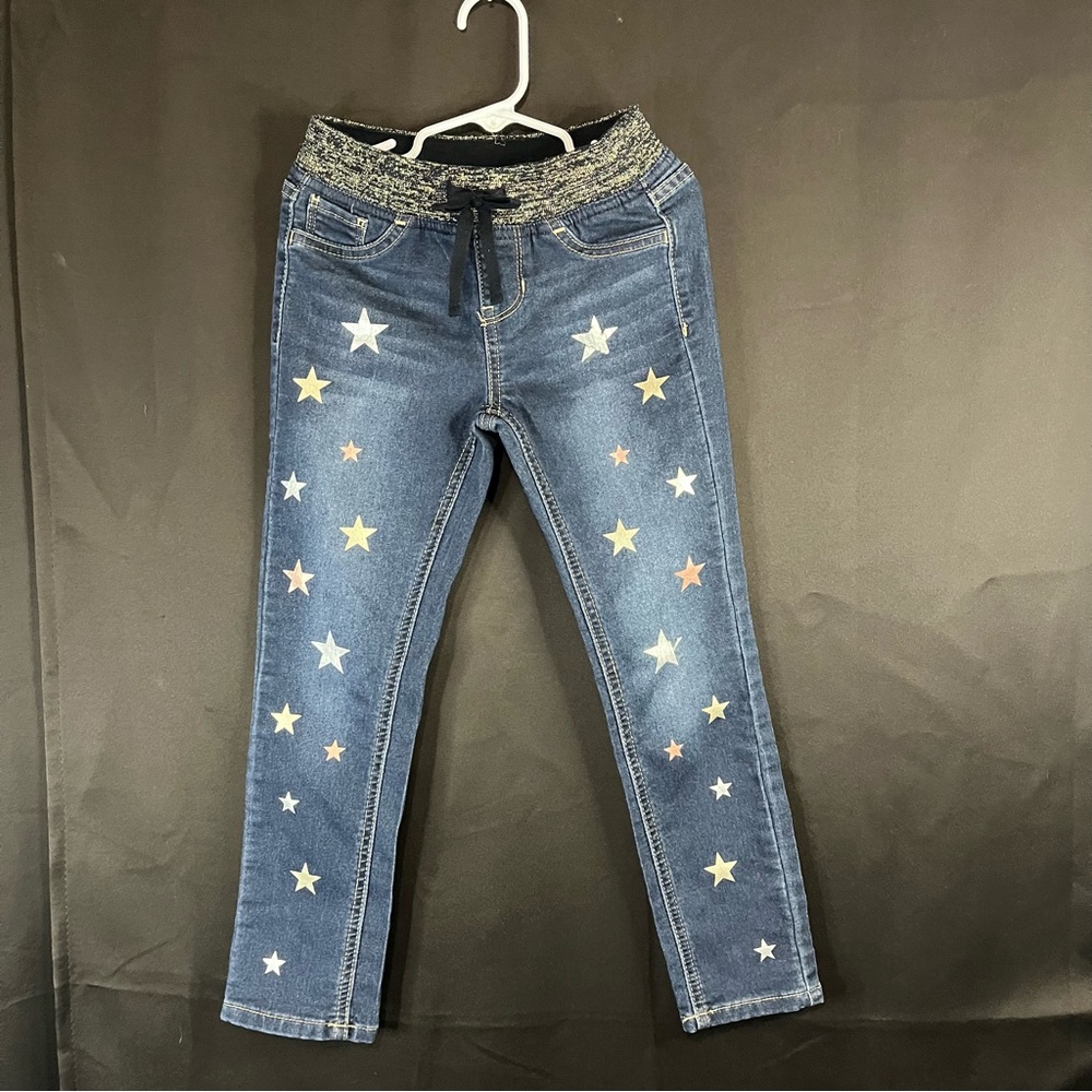 Wonder Nation Star Blue Jeans Size 6- 6x EUC